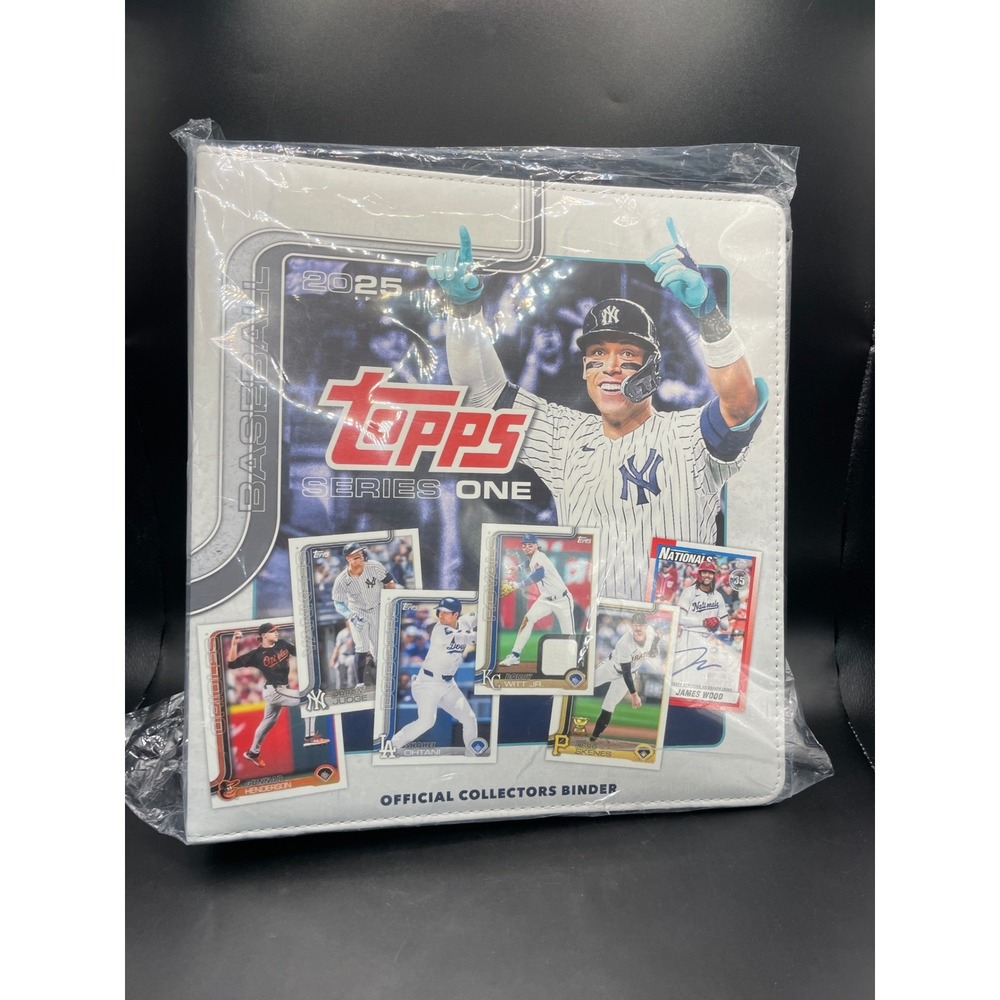 2025 Topps Series One Baseball Official Collectors Binder Aaron Judge MLB New